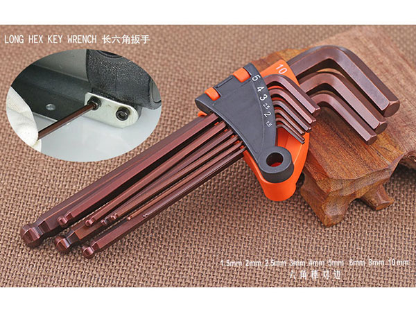 S2-加硬古銅色六角扳手套裝