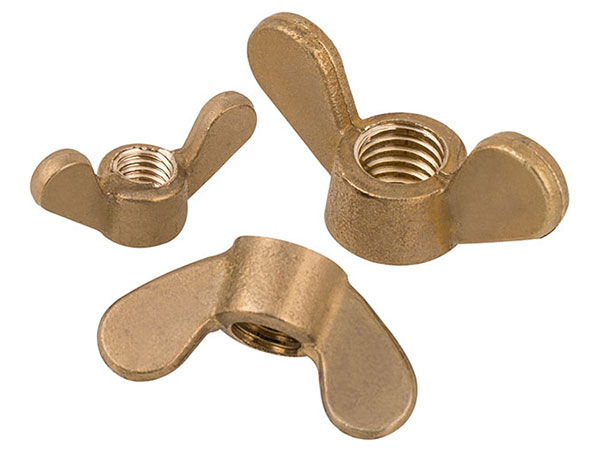蝶形銅螺母